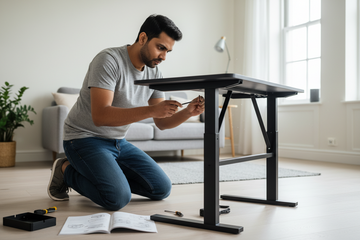 How to Set Up a Height Adjustable Desk Frame at Home in India