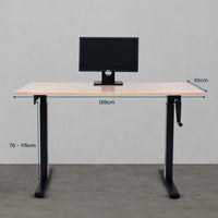 Essential Series - Manual Height Adjustable Standing Desk