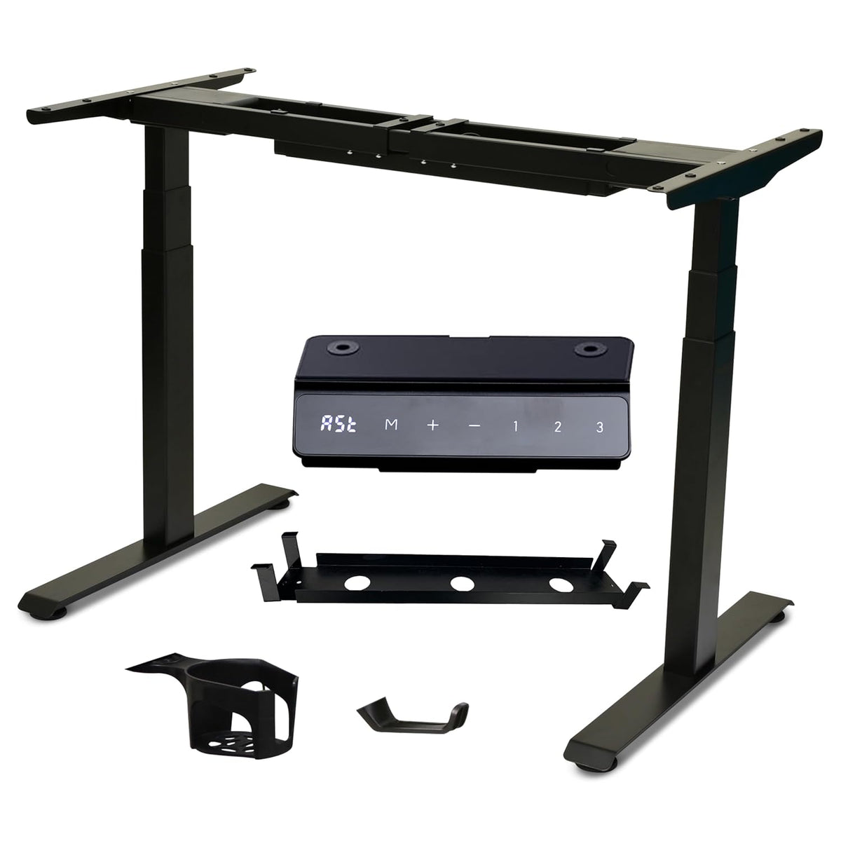 Dual motor 3-stage height adjustable standing frame by Yoodesk