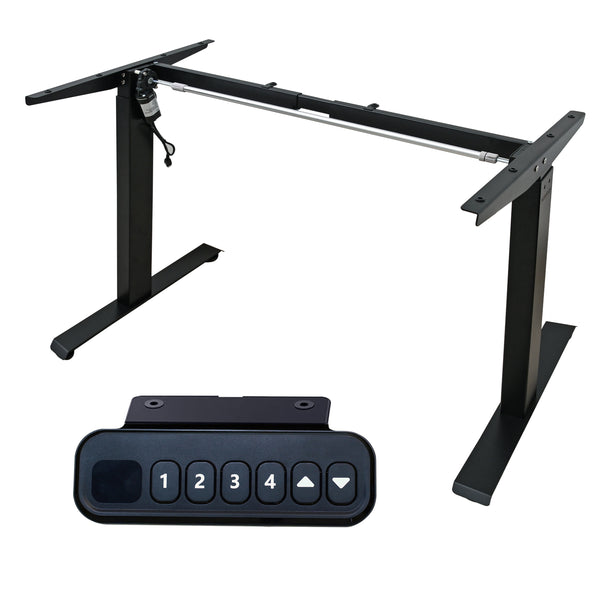 Yoodesk Lite single motor height adjustable desk frame with control panel