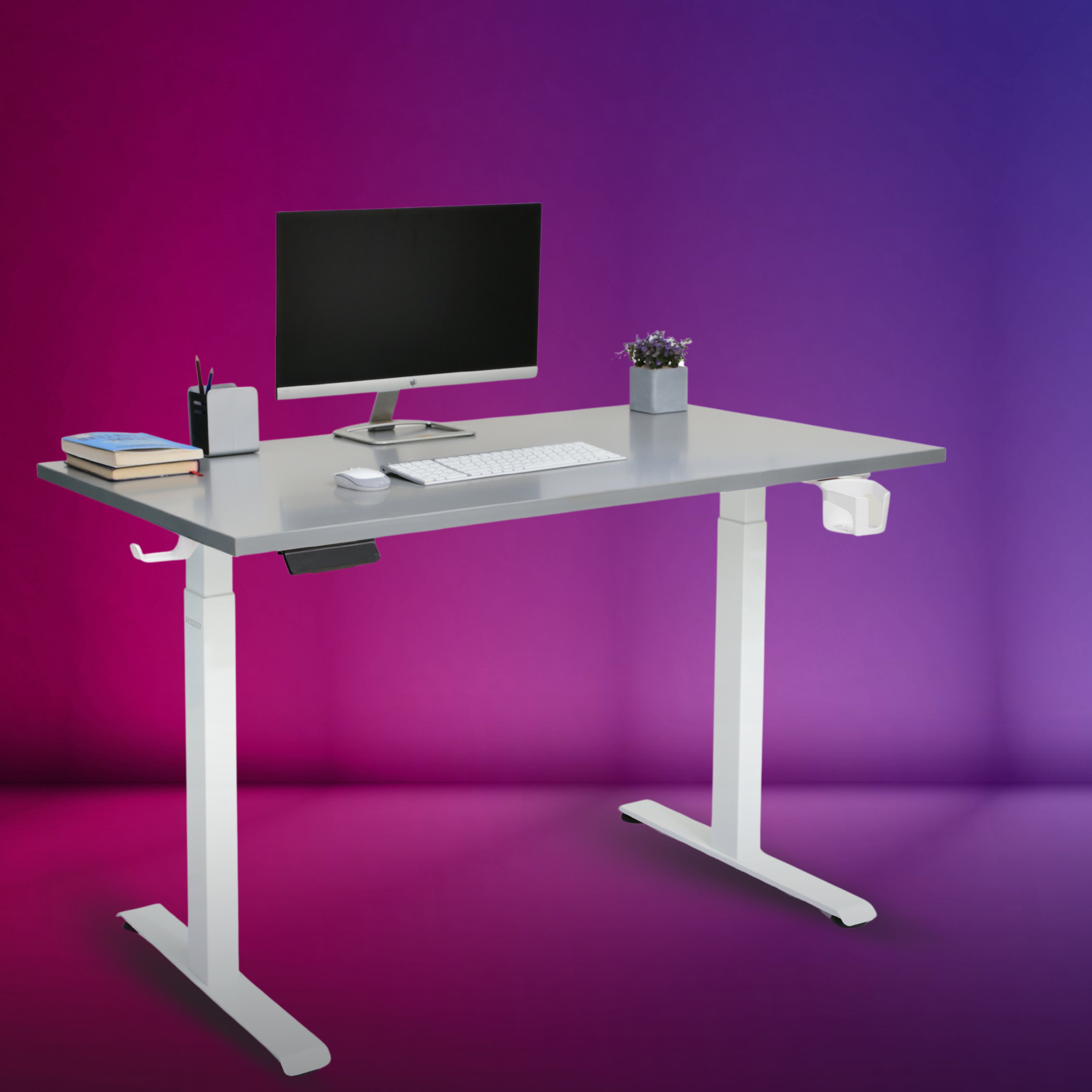 Yoodesk Pro Series black dual motor height adjustable standing desk