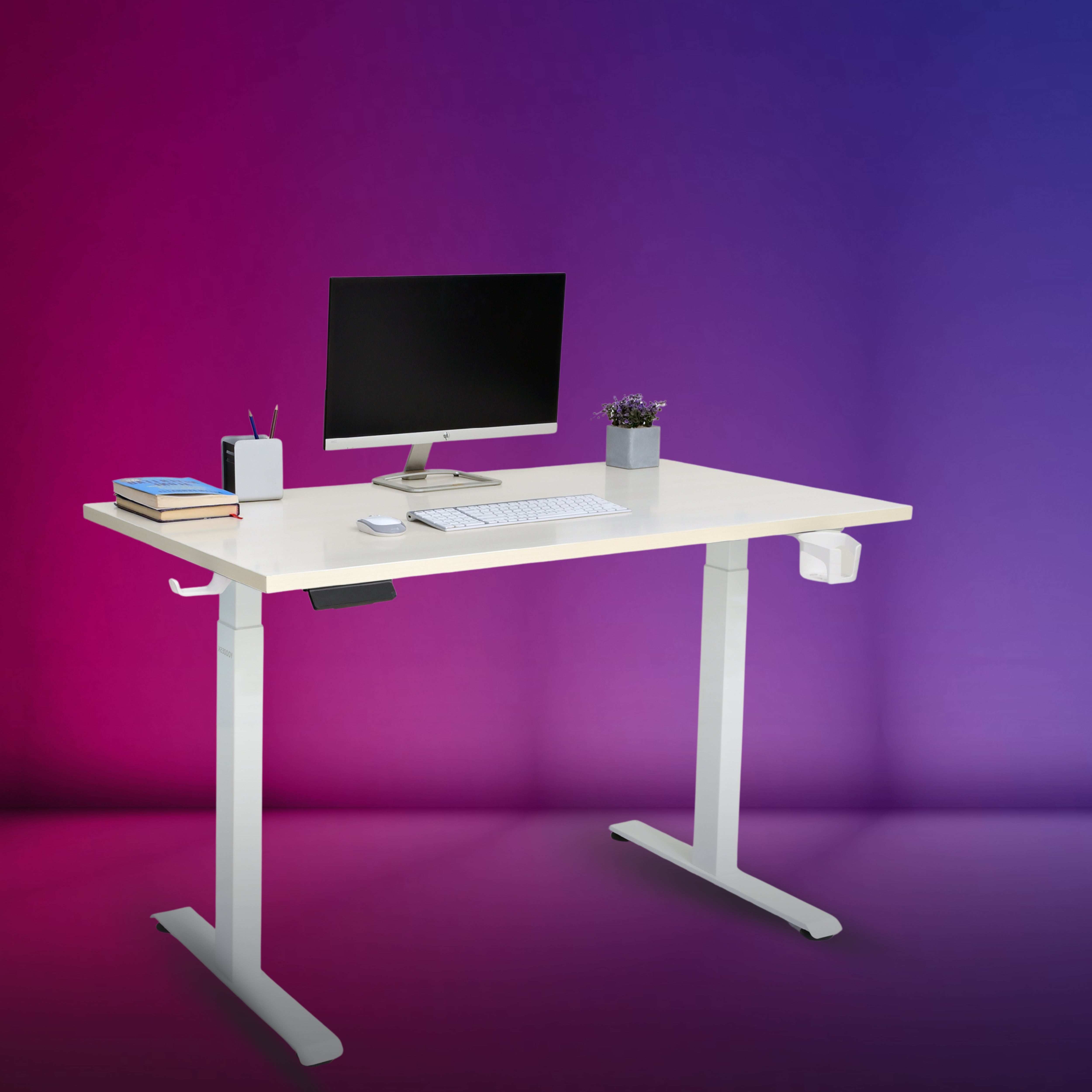 Yoodesk Pro Series black standing desk with ultra quiet operation